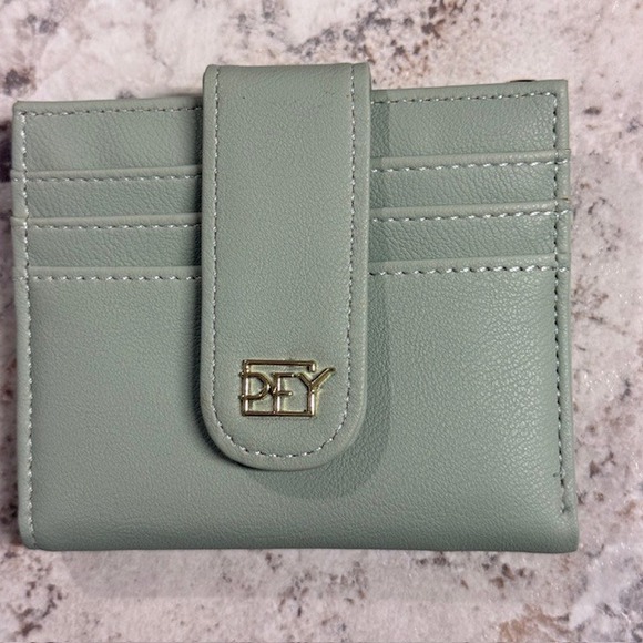 Handbags - PFY Women Wallet Small Mint Green Leather Credit Card Holder Mini Bifold Purse